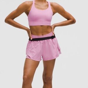 Lululemon Shake It Out High-Rise Running Short 2.5" Pink Frosting